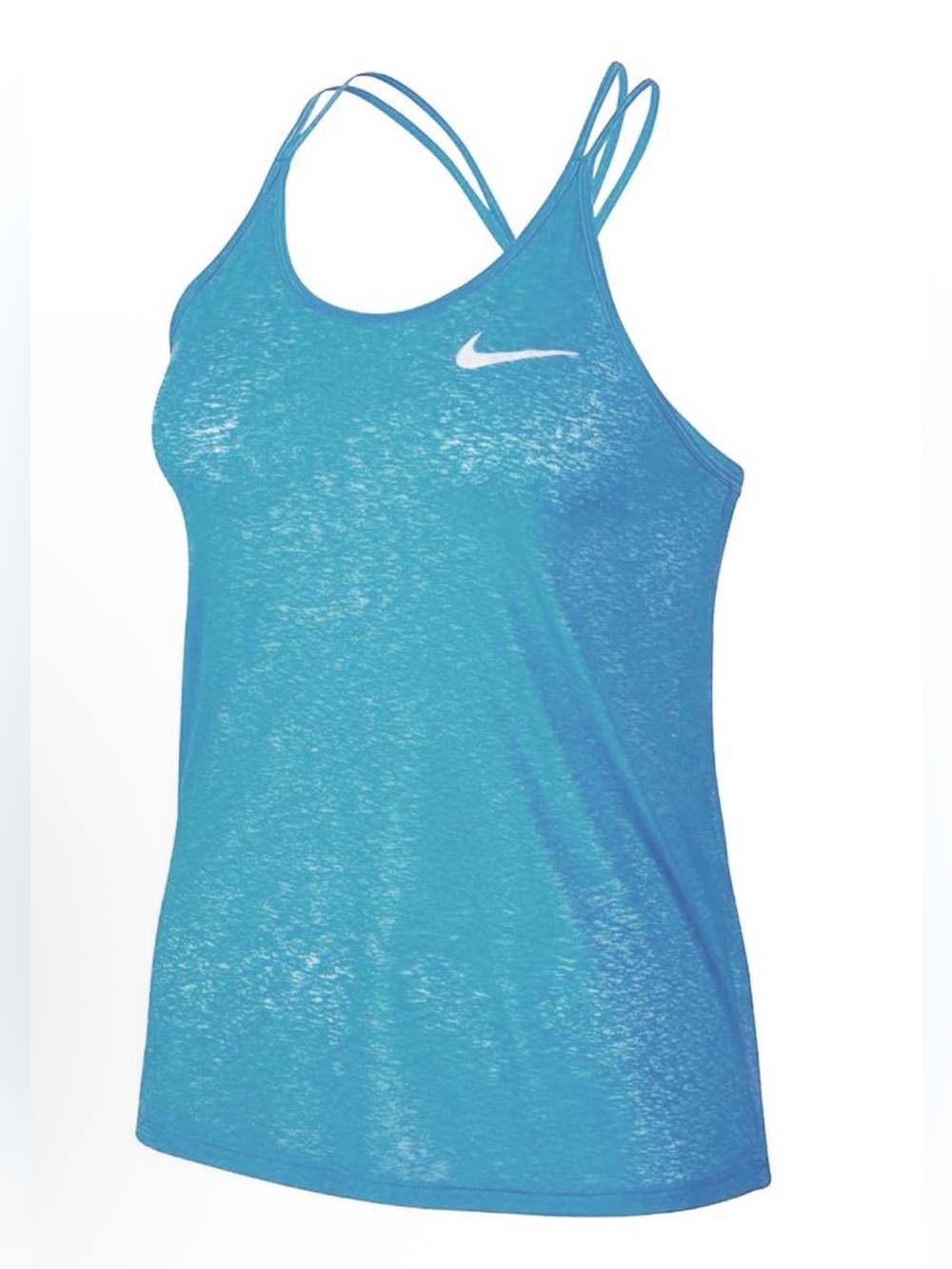 Nike Dri-FIT Breeze Racerback Tank | Vibrant Blue Athletic Performance Top S